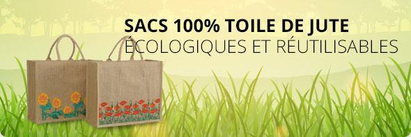 Sacs 100% toile de jute