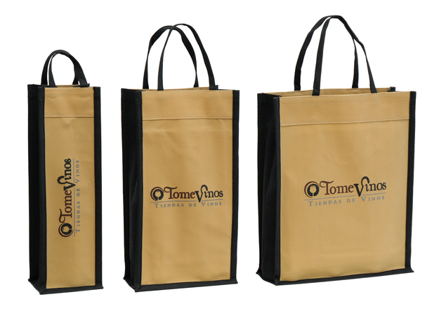 Sales of Non-woven bags for wine bottles 75cl