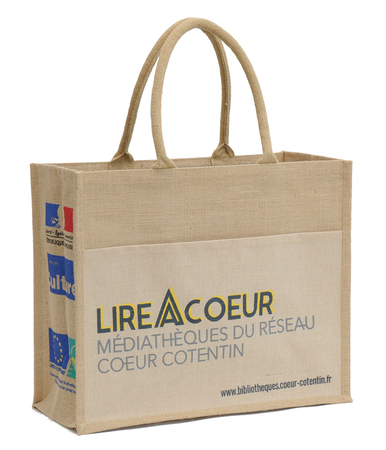 Vente de Bolsas de yute bibliotecas o librerias