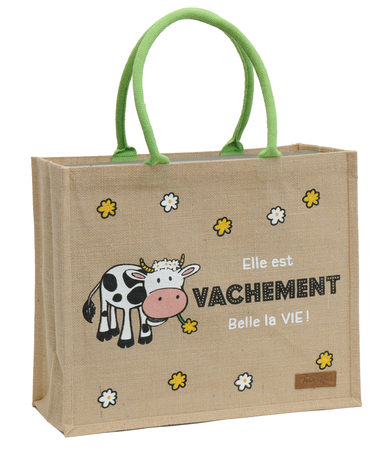 Sales of Sacs Jute Messages Positifs