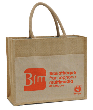 Vente de Bolsas de yute bibliotecas o librerias