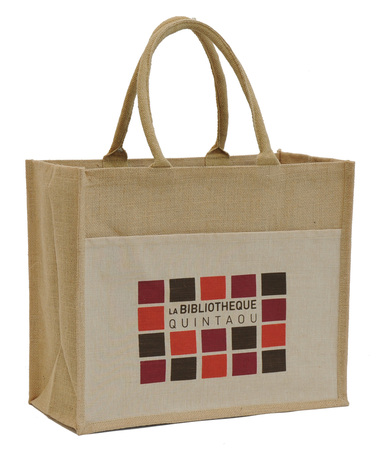 Vente de Bolsas de yute bibliotecas o librerias