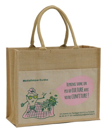 Vente de Sacs en jute Mdiathques