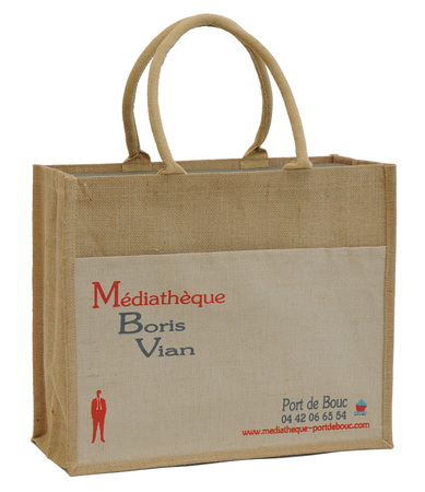 Vente de Sacs en jute Mdiathques