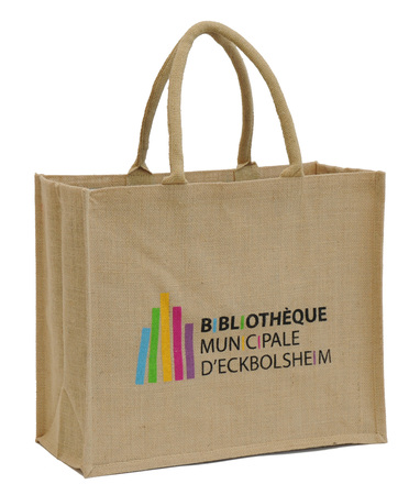 Vente de Bolsas de yute bibliotecas