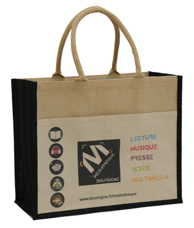 Vente de Bolsas de yute bibliotecas o librerias