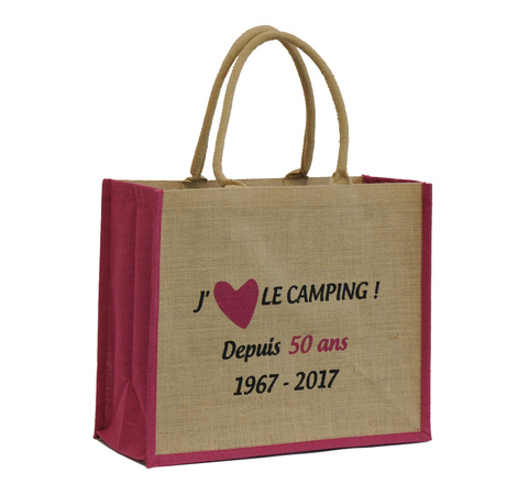 Verkauf von Cabas en toile de jute Camping