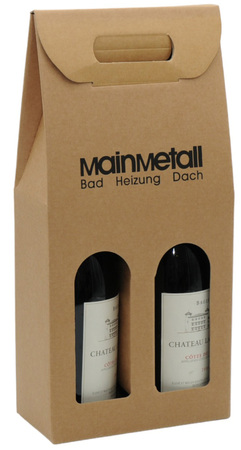 Vente de Caja de 2 botellas de vino de 75cl.