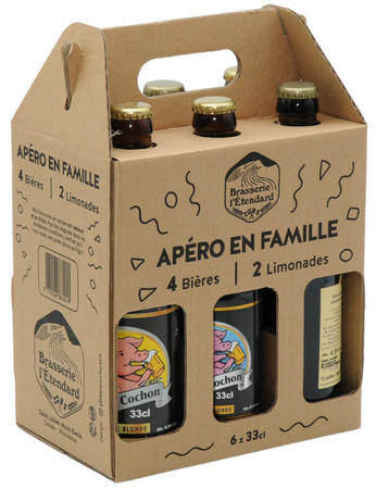 Vente de Carton Valisette 6 Longnecks