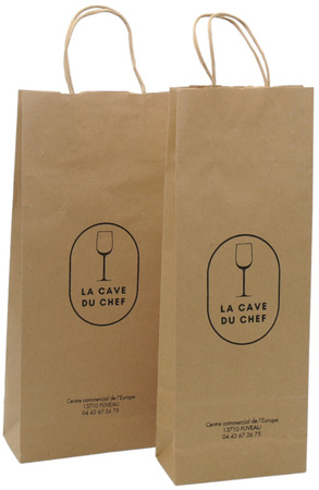 Vente de Sac kraft pour bouteilles