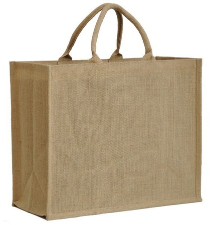 Mini sac shopping promotionnel en toile de jute